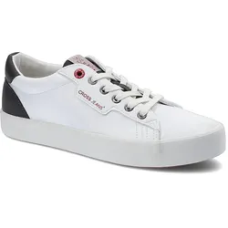 Weiße Turnschuhe Cross Jeans Modische Herrenschuhe, 42