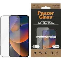 PanzerGlass f. iPhone 14 Pro Max AB w. Applicator transparent, 3D-Touch fähig