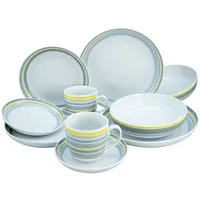 CreaTable Allround Trend Line Kombiservice 10-tlg. gelb/grau