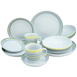 CreaTable Allround Trend Line Kombiservice 10-tlg. gelb/grau