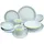 CreaTable Allround Trend Line Kombiservice 10-tlg. gelb/grau