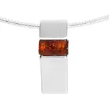 Ostsee-Schmuck Halsreif Gleiter-Marja Silber 925/Bernstein