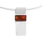 Ostsee-Schmuck Halsreif Gleiter-Marja Silber 925/Bernstein