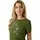 super.natural Damen Rock Flowers T-Shirt (Größe L, oliv)