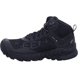 Keen Herren NXIS EVO MID Waterproof Wanderstiefel, Triple Black, 43 EU