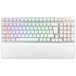 ASUS ROG Strix Scope II 96 RX Wireless Weiß, 96% Layout, ROG RX Switches, Tri-Mode-Verbindung, USB-C, Bluetooth, 2,4Ghz