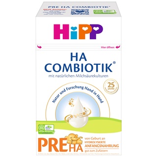 HiPP Milchnahrung HA Combiotik PRE HA Combiotik, 600g, 4er Pack (4 x 600g)