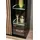 furn.design Vitrine Morgan 80 x 40 x 192 cm Schwarz