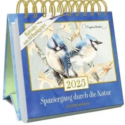 COPPENRATH 95524 Kalender mit 53 Postkarten: 2025 - Marjolein Bastin - Spaziergang durch die Natur