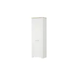 Forte Toneo Garderobenschrank 66,7 x 42 x 204,9 cm weiß