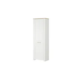 Forte Toneo Garderobenschrank 66,7 x 42 x 204,9 cm weiß