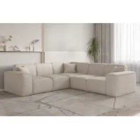 Fun Möbel Ecksofa Designersofa CELES PREMIUM in Stoff Scala