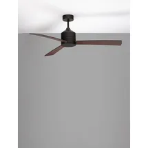 Nova Luce Axel 137 cm Deckenventilator Schwarz/Braun