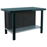 Simonrack Simonwork Werkbank BT6L PRO METAL CABINET 1800  (L x B: 73 x 180 cm, Arbeitshöhe: 83 cm, Belastbarkeit: 700 kg, Schwarz)