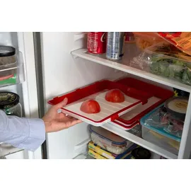 GD Import Frischhaltedose rot/weiß L+XL