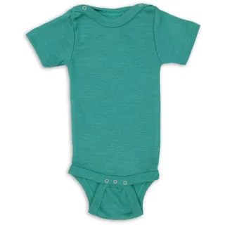 Engel Baby Body Kurzarm Bio-Schurwolle/Seide Eisvogel 50/56