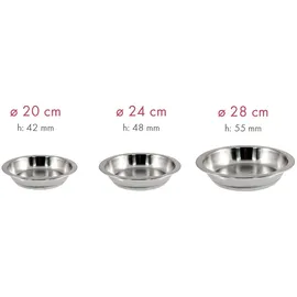 KUPPELS Quick Clack Pro 24 cm unbeschichtet