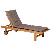 MADISON N.Y Liegenauflage 200 x 65 cm taupe 1 St.