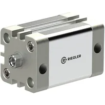 Riegler Kompaktzylinder, doppeltwirkend, IG, K-Ã ̃50, Hub25, G1/8, ISO21287