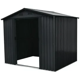 Floraworld Gartenhaus 2 x 2,36 m Anthrazit
