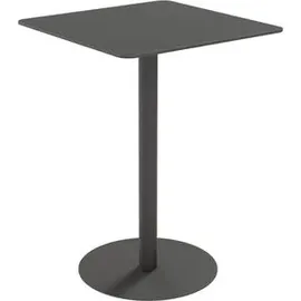 Paperflow Kantinentisch quadratisch 80,0 x 80,0 x 110,0 cm Schwarz