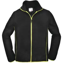 Terrax Herren Fleecejacke Gr.XXL schwarz/limette