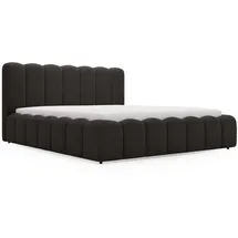 GRAINGOLD Polsterbett, Schwarz, Textil, 140x200 cm, Schlafzimmer, Betten, Polsterbetten