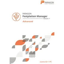 Paragon Festplatten Manager 17 Advanced 1 PC Dauerlizenz