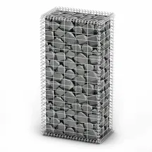 vidaXL Steinkorb Gabione mit Deckeln 100 × 50 × 30 cm