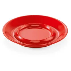 Campingbecher Untertasse SUMMER - Melamin - D: 14,5cm - rot