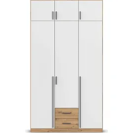 Rauch Wäscheschrank GAMMA 136 x 248 x 54 cm Eiche/Weiß