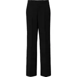 s.Oliver Wide-Leg-Hose aus Struktur-Jersey Schwarz 38