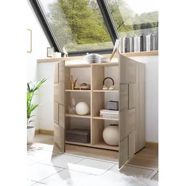 Home Affaire Highboard 121 x 111 cm Braun / Beige