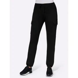 Sieh an! Jogg Pants Schnitt schwarz 50