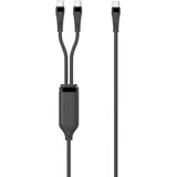 MicroConnect 1-in-2 PD100W USB-C to, USB Kabel