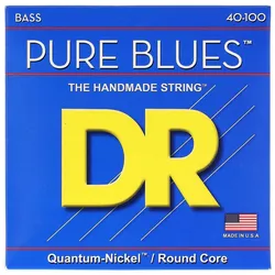 DR Strings PURE BLUES - Quantum Nickel Bass Strings: Light 40-100 - Saiten E-Bass