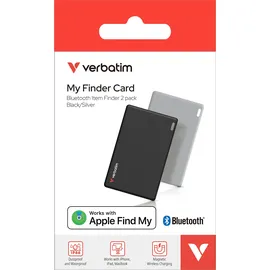 Verbatim My Finder Card schwarz/silber 2er-Pack