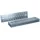 Helpmate – 12 Stück Flachverbinder 60x240 mm – Holzverbinder galvanisch verzinkt & blau passiviert – Verbindungsplatte mit hervorragendem Ko... - Blau