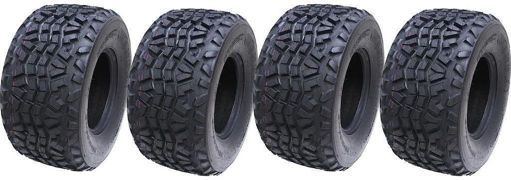 23x11.00-10 quad ATV tyre Kawasaki Mule Wanda P3077 4ply Utility tire - set of 4