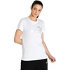 Damen ESS+ Metallic Logo Tee Weiß,