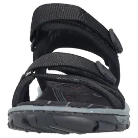 Rieker Trekkingsandale Herren Schwarz 42
