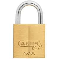 ABUS Vorhangschloss 75/30 Lock-Tag Messing massiv