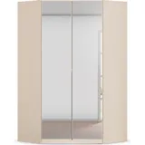 OTTO home Eckkleiderschrank AGORDO 117 x 210 x 117 cm Beige