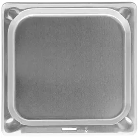 Intergrill Grillschale 27,3 x 27,7 cm Edelstahl weiß
