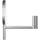 Keuco Plan d 193mm, unbel., Schwenk., alu./finish
