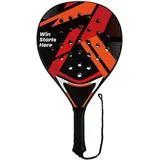Jouryvue Padelracket – Robuster ABS-Schläger mit Eva-Schaumkern für Erwachsene, Ideal für Beach, Garten, Pool & Outdoor-Spaß (Rot)