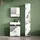 livinity Waschbeckenunterschrank Ronco 60 x 59 x 30 cm Weiß Hochglanz