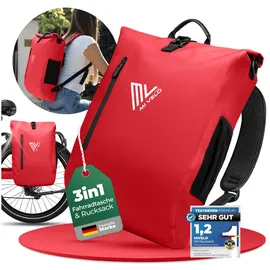 MIVELO 3in1 Fahrradtasche silberfarben