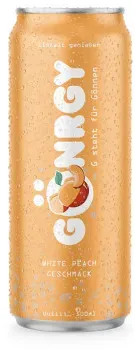 White Peach - GÖNRGY Energy Drink by MontanaBlack 500ml MHD 30-04-2026