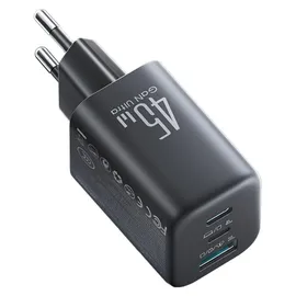OEM USB-C Lightning Usb-a GaN 45W Wandladegerät - Schwarz
